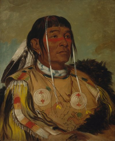 Sha-có-pay, De Zes, hoofd van de Plains Ojibwa door George Catlin